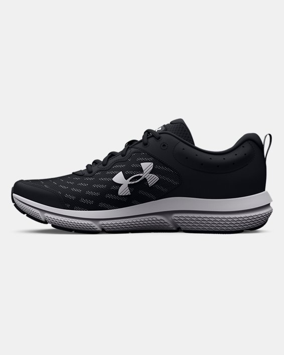 Men's UA Charged Assert 10 Wide (6E) Running Shoes, Black, pdpMainDesktop image number 1